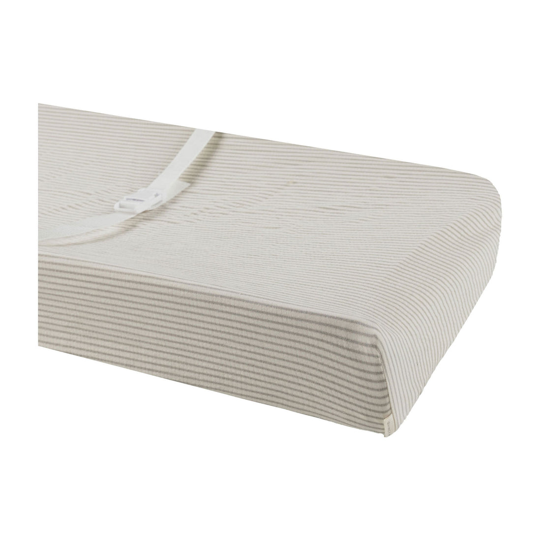 Quincy Mae Basil Stripe Changing Pad Cover