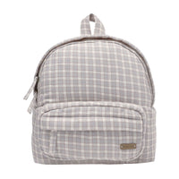 Quincy Mae Blue Gingham Mini Backpack
