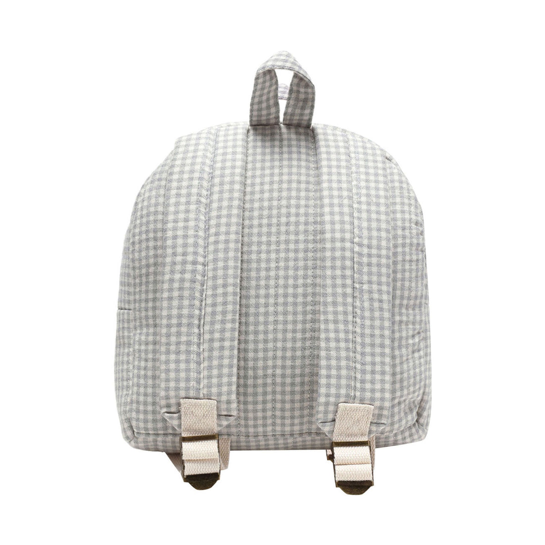 Quincy Mae Blue Gingham Mini Backpack