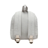 Quincy Mae Blue Gingham Mini Backpack