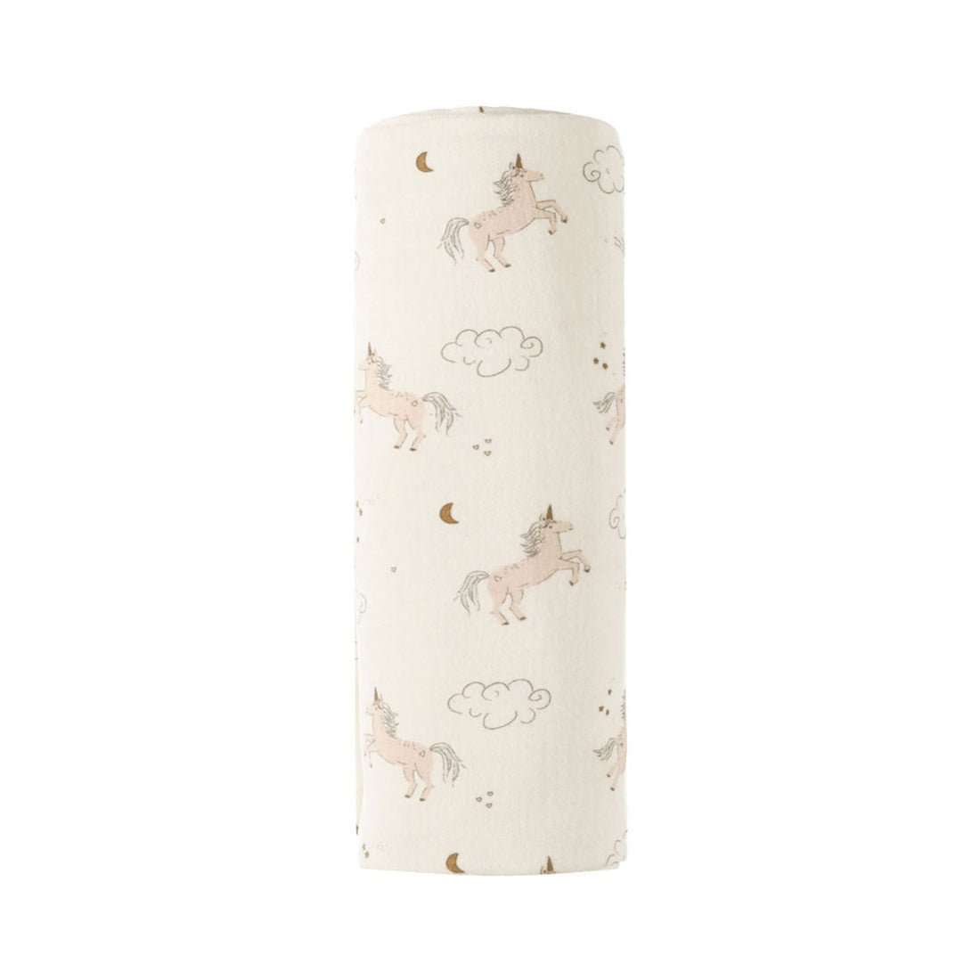 Quincy Mae Unicorns Woven Swaddle