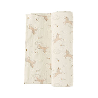 Quincy Mae Unicorns Woven Swaddle