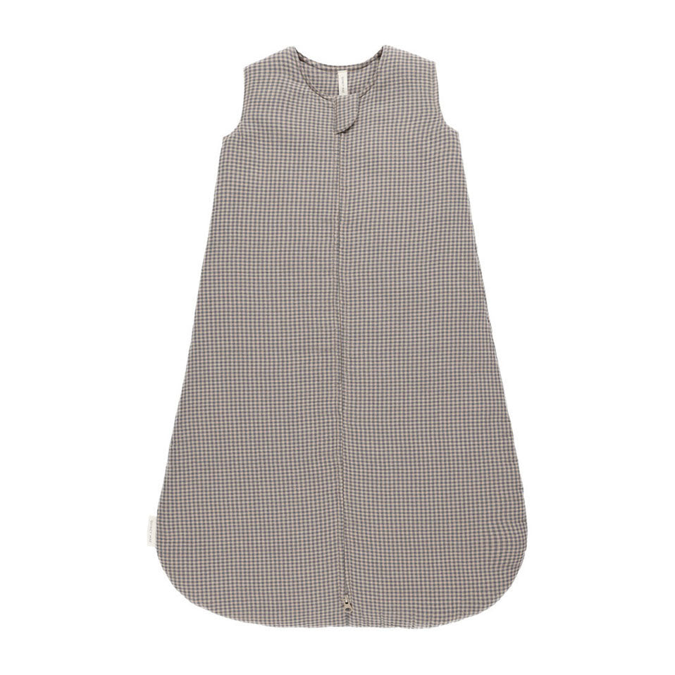 Quincy Mae Indigo Gingham Sleep bag