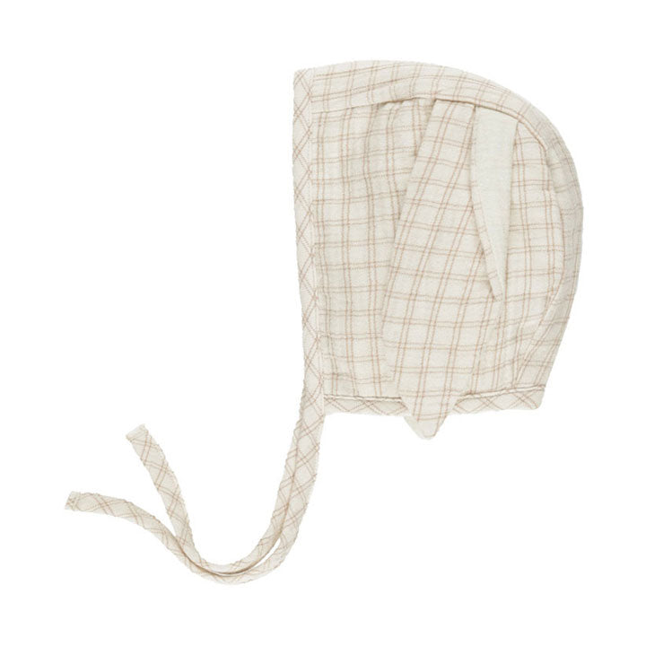 Quincy Mae Oat Check Bunny Bonnet