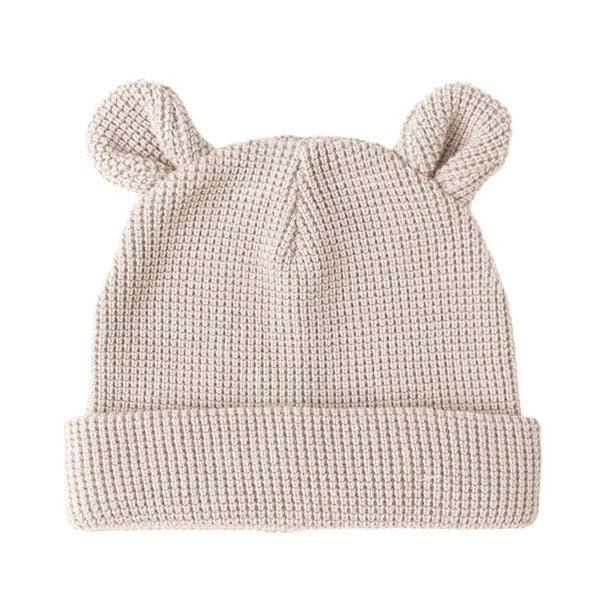 Quincy Mae Oat Baby Bear Beanie