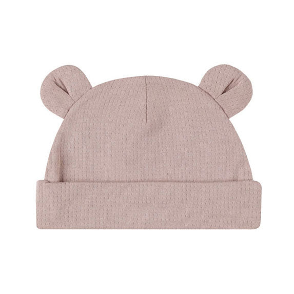 Quincy Mae Mauve Baby Bear Beanie