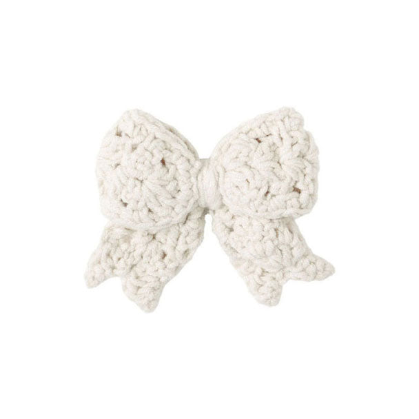 Quincy Mae Natural Crochet Bow