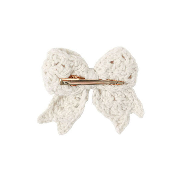 Quincy Mae Natural Crochet Bow
