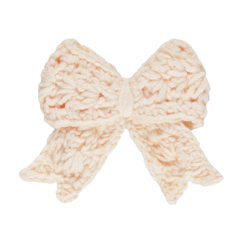 Quincy Mae Bubble Gum Crochet Bow