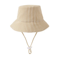 Quincy Mae Honey Stripe Small Bucket Hat