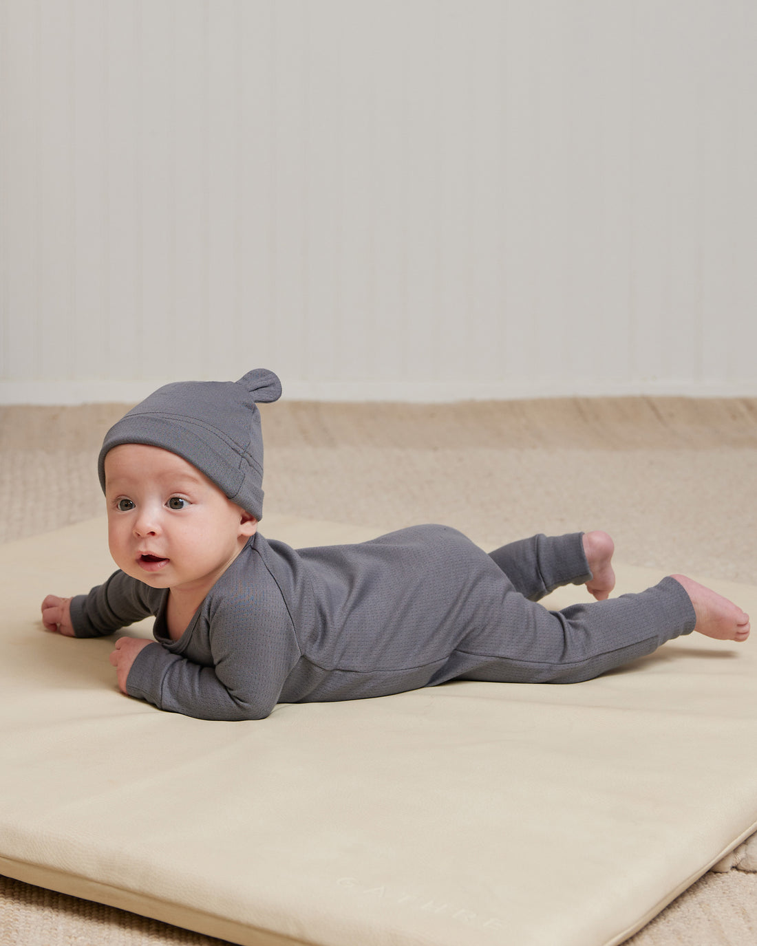 Quincy Mae Navy Pointelle Long John