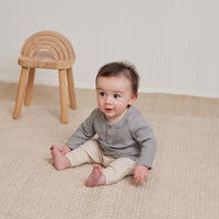 Quincy Mae Dusty Blue Zion Shirt