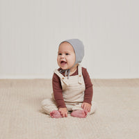 Quincy Mae Vintage Stripe Baby Overall