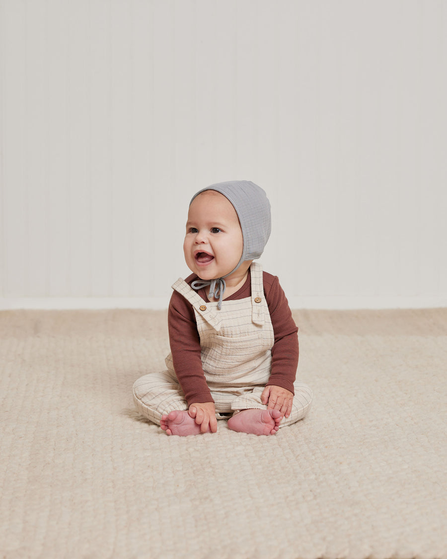Quincy Mae Vintage Stripe Baby Overall