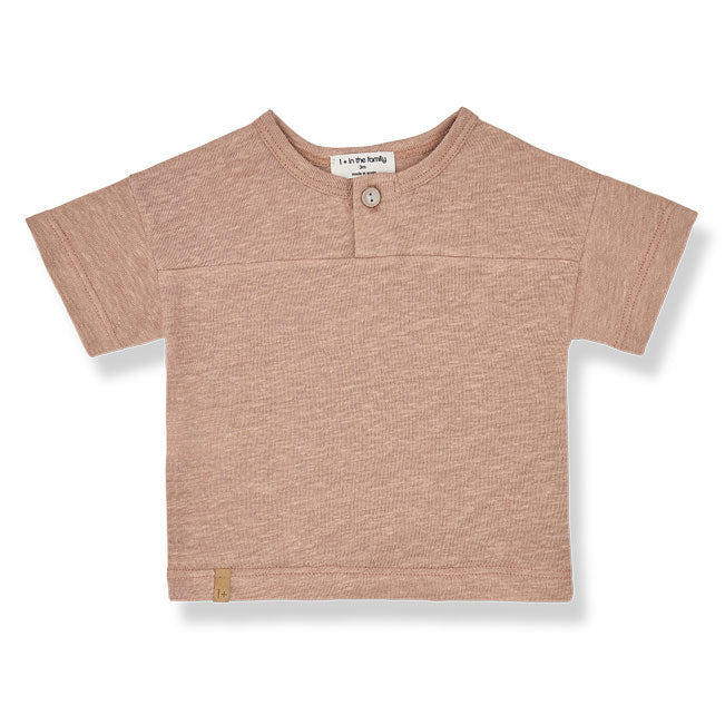 1+ in the Family  Tuscany Rafa Henley Baby Shirt