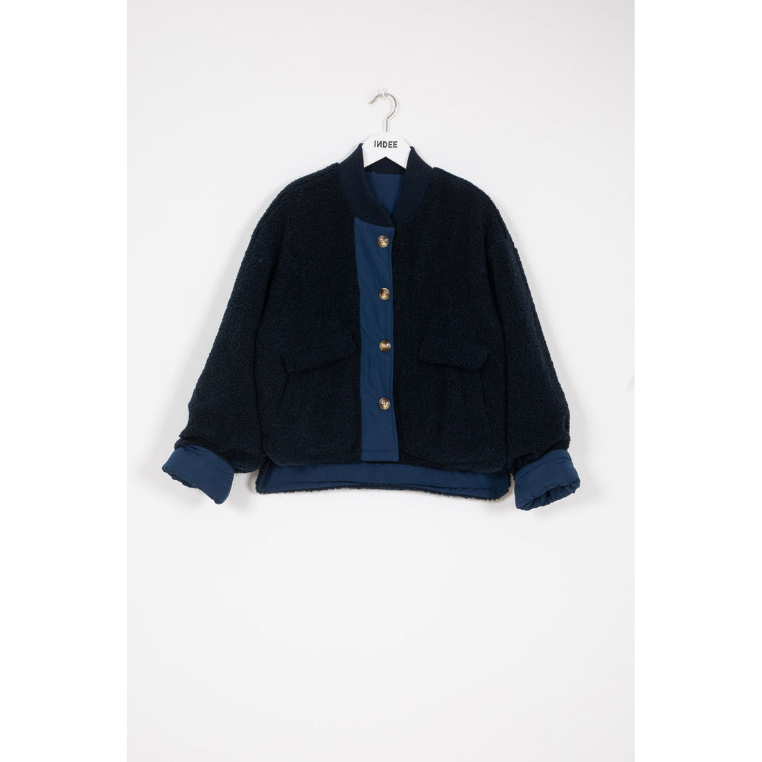 Indee Blue Reversible Teddy Jacket