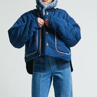 Indee Blue Reversible Teddy Jacket