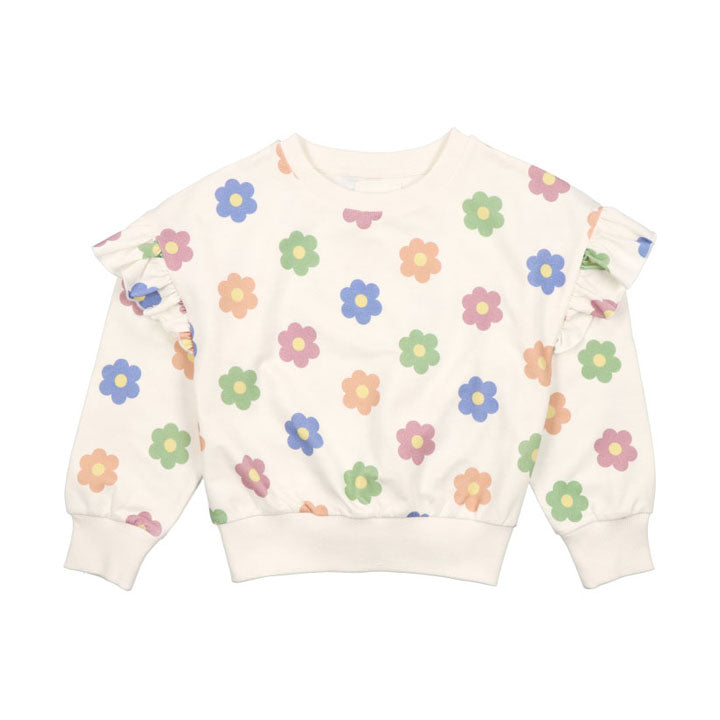 The New Society Daisy Print Rancho Sweater