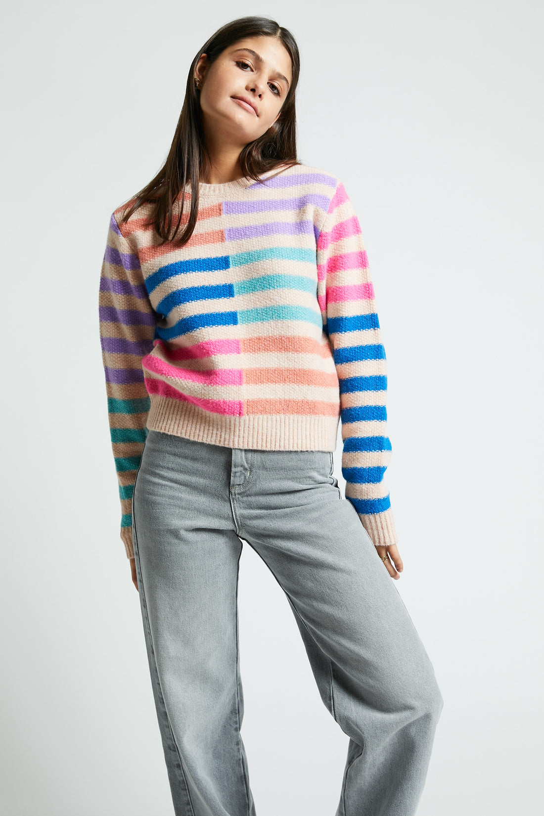Indee Multi Stripe Pullover