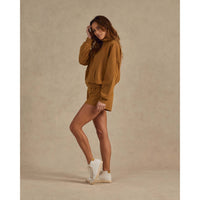 Rylee and Cru Brass Quarter Zip Womens Pullover