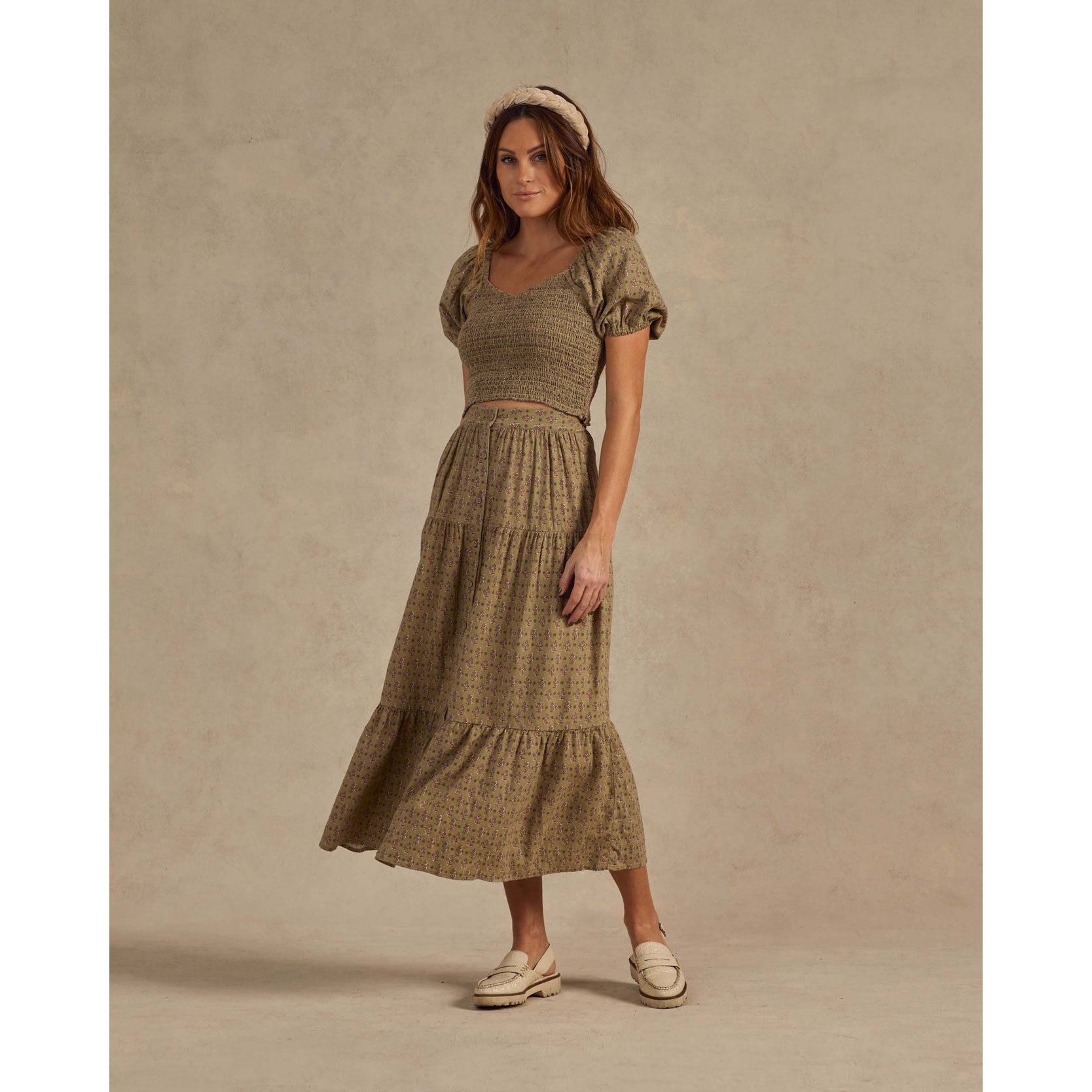 Rylee and Cru Flower Block Joelle Womens Skirt – Ladida