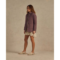 Rylee and Cru Plum Quilted Chore Womens Jacket