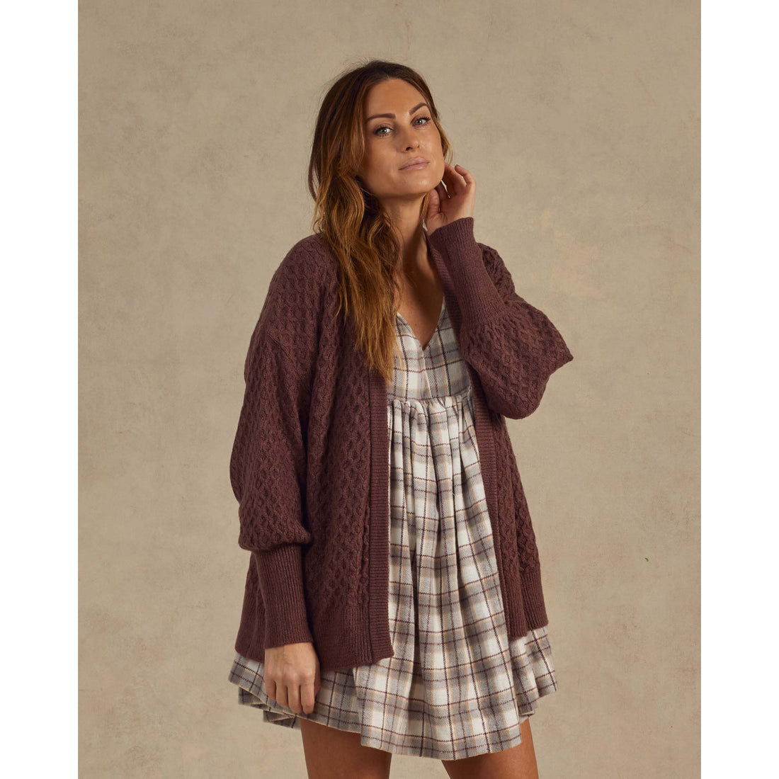 Rylee and Cru Plum Gretel Womens Cardigan
