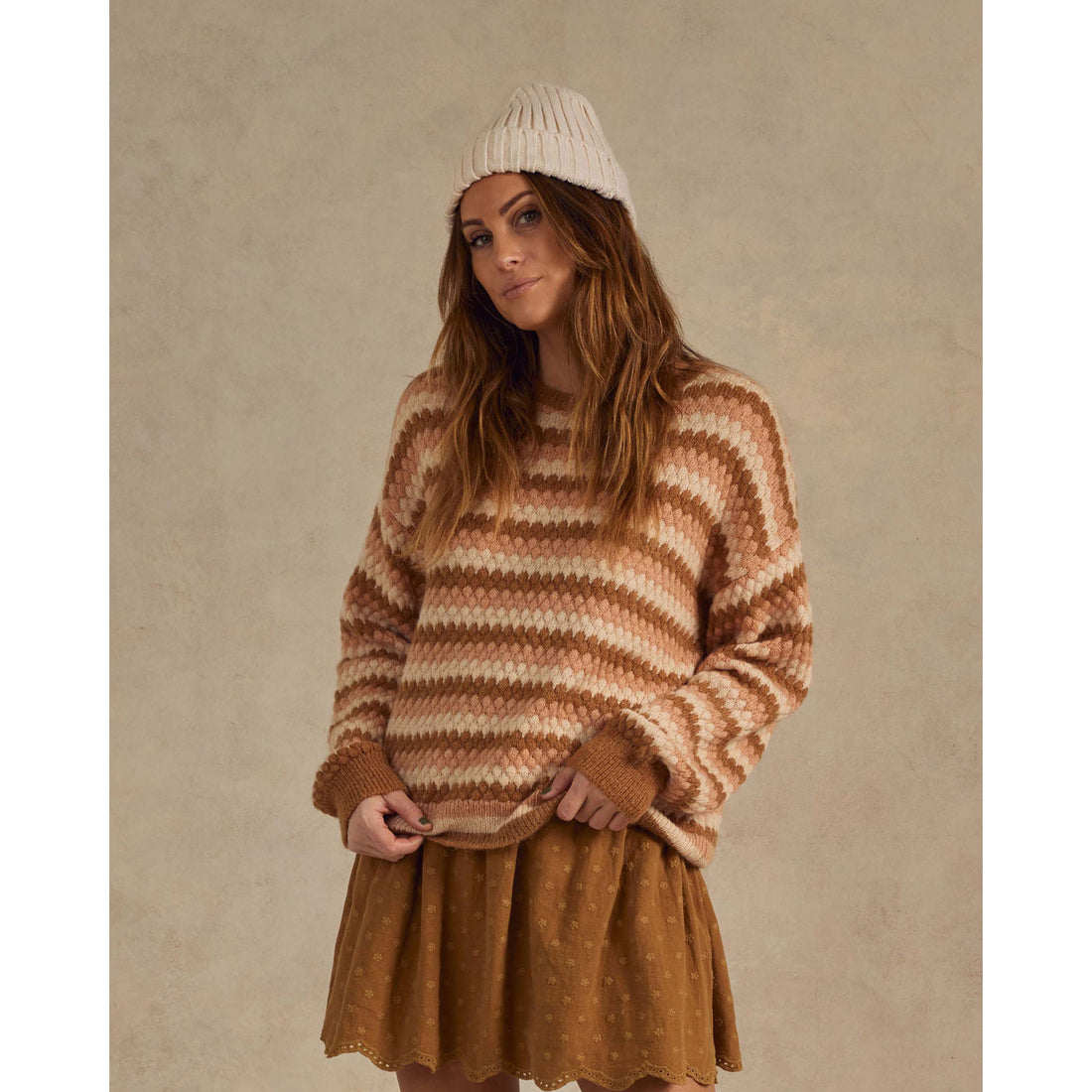 Rylee and Cru Multi-Stripe Aspen Womens Sweater