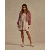 Rylee and Cru Raspberry Boxy Crop Womens Cardigan