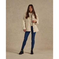 Rylee and Cru Natural Shearling Chore Womens Coat