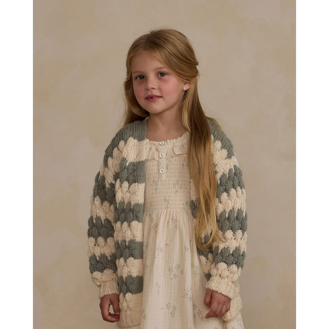 Rylee and Cru Laurel Stripe Bubble Knit Cardigan