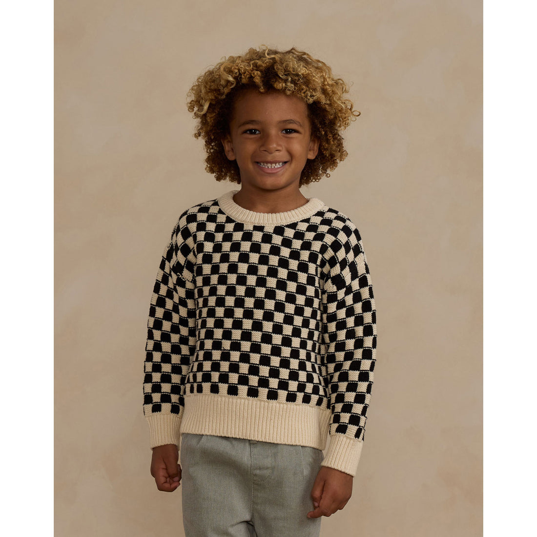 Rylee and Cru Check Aspen Sweater