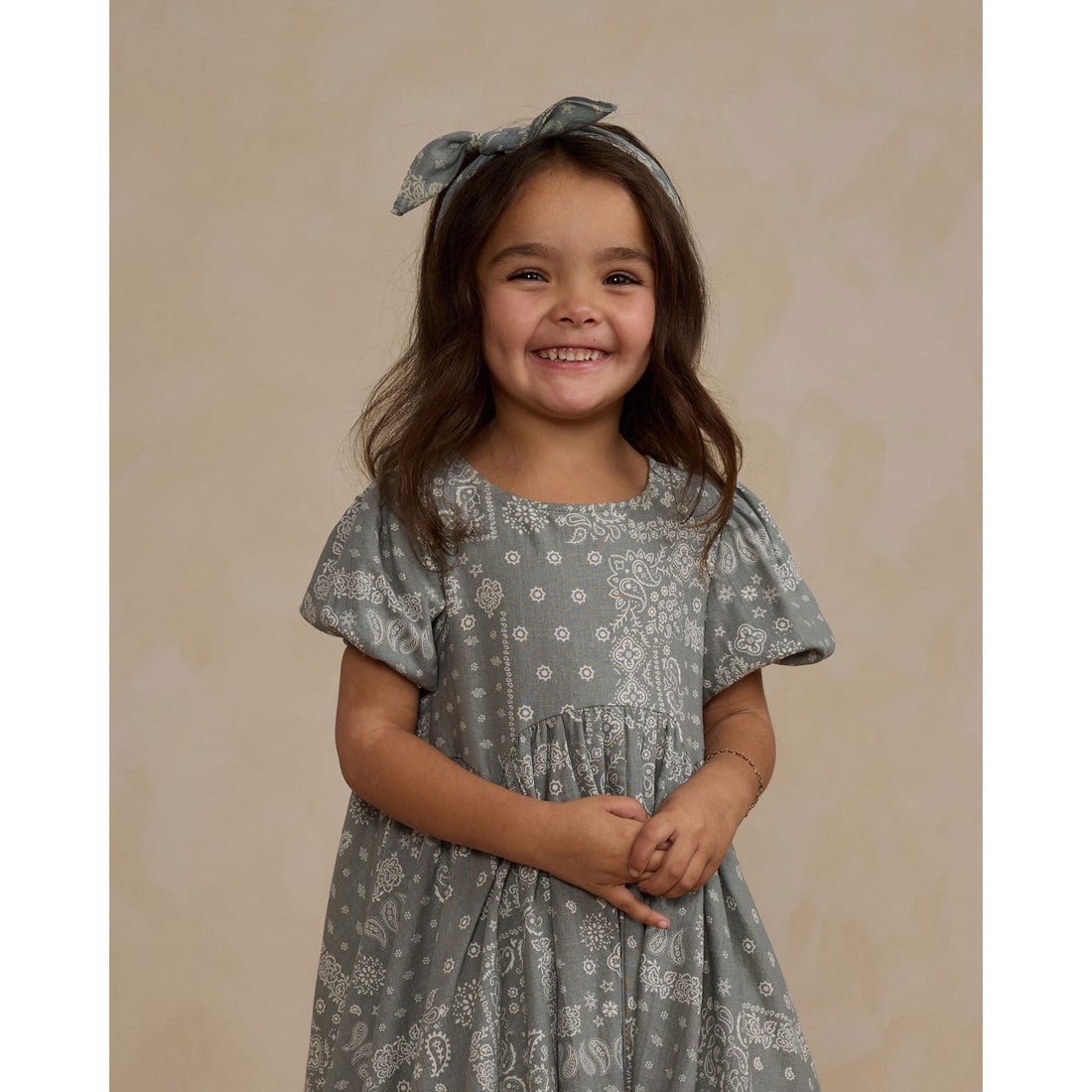 Rylee and Cru Laurel Bandana Rose Dress
