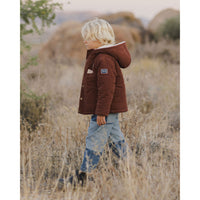 Rylee and Cru Brick Cord Puffer Jacket