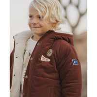 Rylee and Cru Brick Cord Puffer Jacket