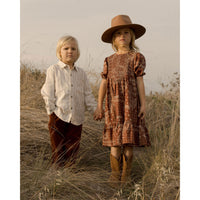 Rylee and Cru Brick Bandana Lydia Dress