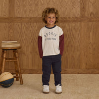 Rylee and Cru Ivory Rookie Camden Long Sleeve Tee