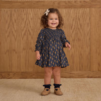 Rylee and Cru Navy Vintage Bloom Capri Dress