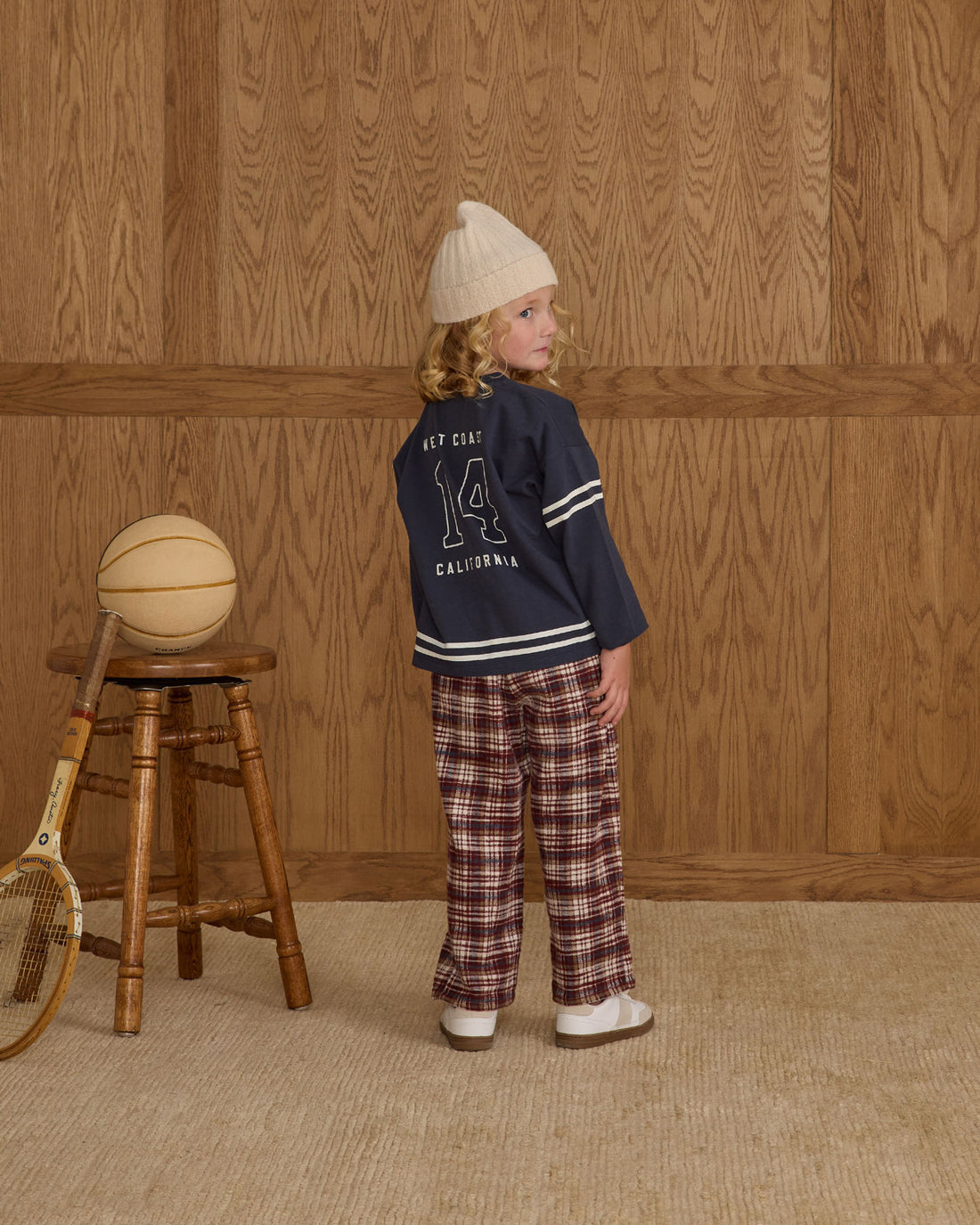 Rylee and Cru Navy Camden Long Sleeve Tee