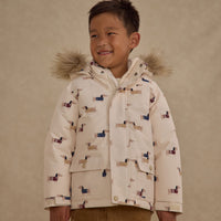 Rylee and Cru Natural Dachshund Parka Ski Jacket