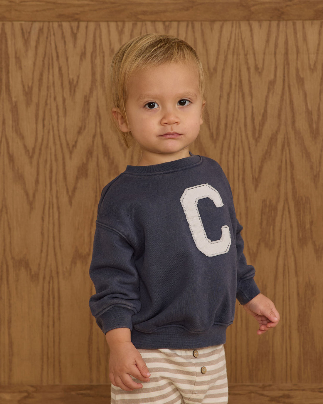 Rylee and Cru Navy Relaxed Sweatshirt