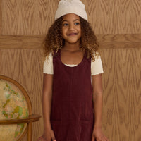 Rylee and Cru Burgundy Odette Overall Dress