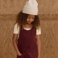 Rylee and Cru Burgundy Odette Overall Dress