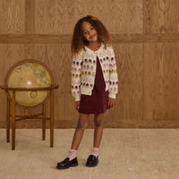 Rylee and Cru Natural Floral Jacquard Cheyenne Cardigan