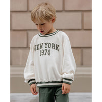 Rylee and Cru Natural New York  Raglan Sweatshirt