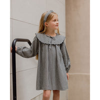 Rylee and Cru Black Gingham Mini Dress