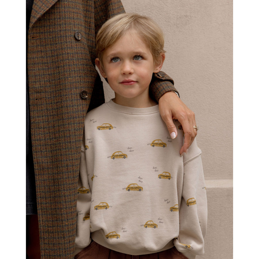 Rylee and Cru Stone Taxi Relaxed Sweatshirt