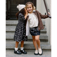 Rylee and Cru Washed Black Denver Mini Skirt