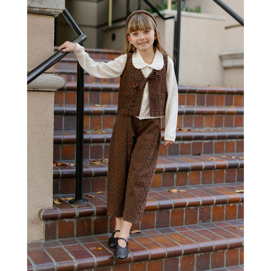 Rylee and Cru Leopard Utility Vest