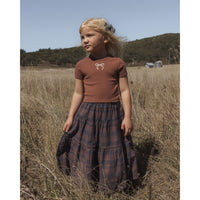 Rylee and Cru Mulberry Bow Tee